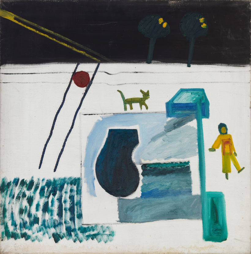 Walter De Maria’s Man on the Moon Painting (1961) goes on view at the Menil Collection for the first museum exhibition of his work.