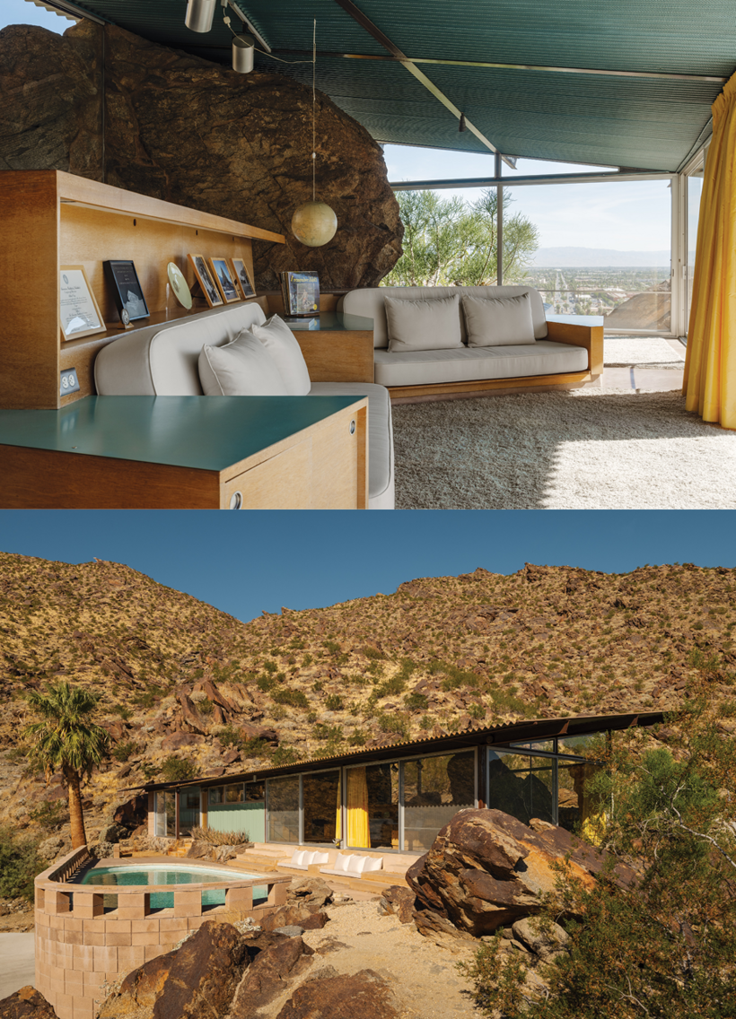 Frey House ll, the architect Albert Frey’s Palm Springs home, completed in 1964.