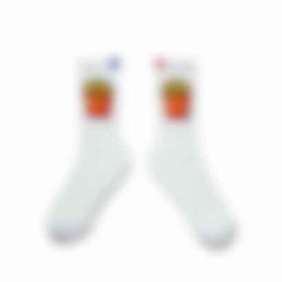 The Women's Fry Socks in White